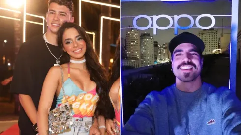 Foto 1: Instagram oficial de Mirella Santos. Foto 2: Reprodução/Instagram oficial de Caio Castro.
