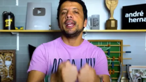 Foto: Reprodução/YouTube - André Hernán trouxe informações de negociação no Palmeiras