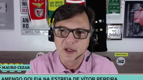 Foto: Reprodução/UOL Esporte – Mauro Cezar Pereira: comentarista elogiou estreia de Vítor Pereira
