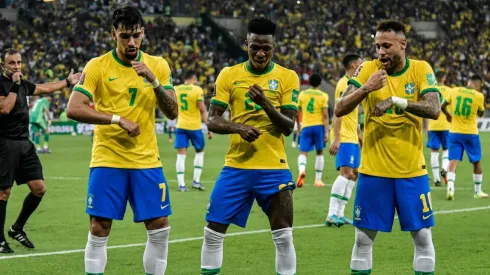 Thiago Ribeiro/AGIF – Neymar e Vinícius Jr. são dois dos jogadores na lista com dupla do Flamengo
