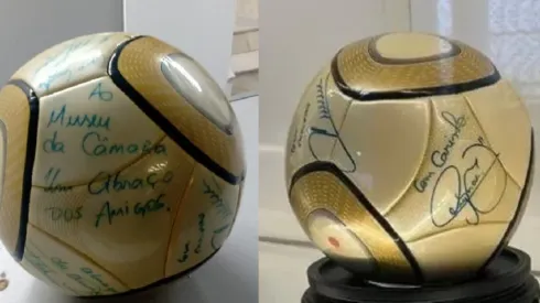 Bola autografada por Neymar e outros jogadores do Santos em 2012 é encontrada
