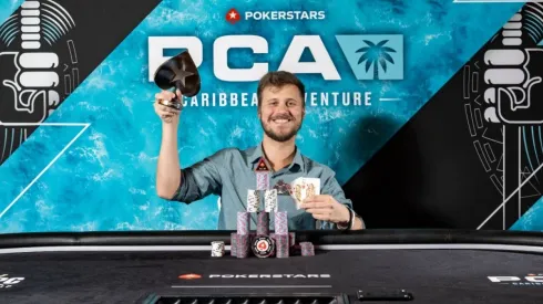 Kelvin Kerber venceu torneio no PCA (Foto: Eloy Cabacas/PokerStars)
