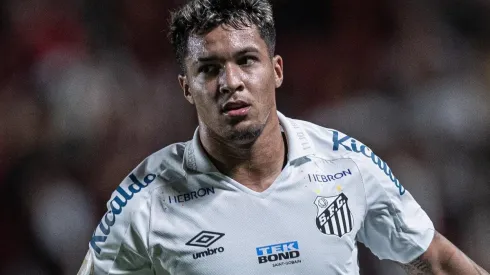 Heber Gomes/AGIF – Marcos Leonardo, atacante do Santos
