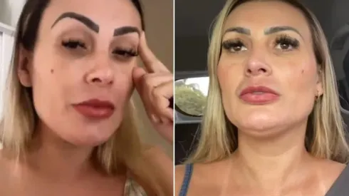 Fotos: Reprodução/YouTube/Andressa Urach
