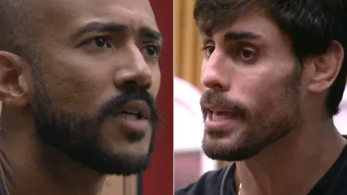 Ricardo e Sapato protagonizam DR após Jogo da Discórdia – Imagem: Reprodução/Globo

