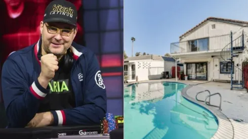 Phil Hellmuth colocou à venda uma mansão em Las Vegas (Foto: Divulgação/Pokergo e Divulgação/PokerNews)
