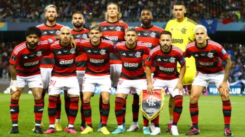 Foto: Michael Steele/Getty Images – Jogadores do Flamengo
