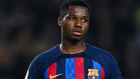 David Ramos / Equipe Getty Images – Ansu Fati, atleta do Barcelona.

