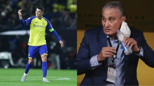 Foto Esq.: Yasser Bakhsh/Getty Images e Foto Dir.: Ettore Chiereguini/AGIF - Cristiano Ronaldo e Tite