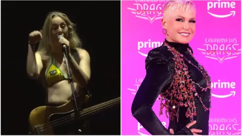 Este Haim homenageia Xuxa em festival no Rio – Foto: Multishow / Instagram @xuxameneghel
