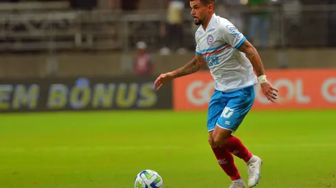 BA – SALVADOR – 24/04/2023 – BRASILEIRO A 2023, BAHIA X BOTAFOGO – Cauly jogador do Bahia durante partida contra o Botafogo no estadio Arena Fonte Nova pelo campeonato BRASILEIRO A 2023. Foto: Walmir Cirne/AGIF
