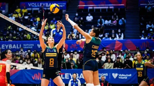 Brasil encerra a sua participação na primeira etapa da VNL neste domingo (4). Foto: FIVB