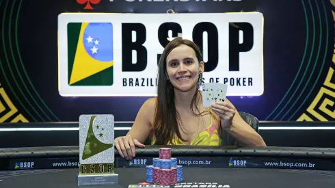 Thais Salzer venceu o Evento Ladies do BSOP Brasília (Foto: Divulgação/BSOP)