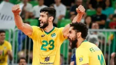 Brasil irá estrear na competição contra a Alemanha nesta quarta-feira (7). Foto: Reprodução/Twitter oficial da CBV
