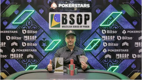 Marcelo Valadares venceu torneio do BSOP (Foto: Divulgação/BSOP)
