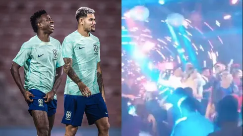 Foto: Pedro Martins/AGIF - Vini Jr e Bruno Guimarães