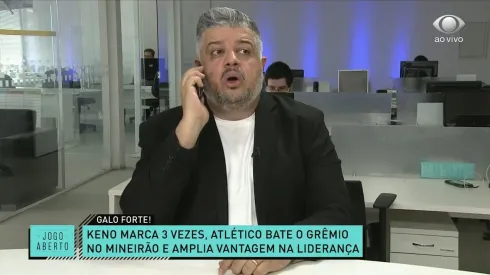 Foto: Reprodução/Band – Héverton Guimarães revelou que o Atlético-MG não se animou em negócio por Marcos Rocha