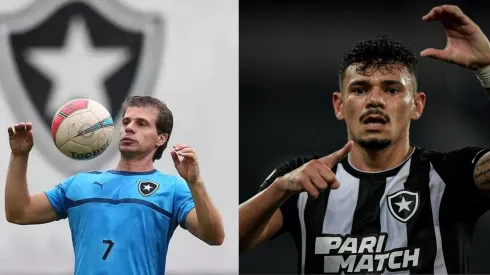 Túlio 'Maravilha' -Foto: Satiro Sodre/Botafogo FR) e Tiquinho - Foto: Thiago Ribeiro/AGIF