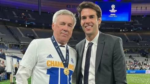 Kaká e Ancelotti – Foto: Reprodução/Instagram/Kaká