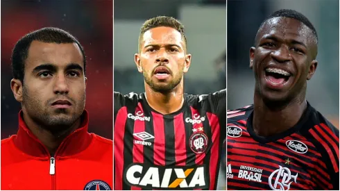 Foto: Agif/Getty Images - Lucas Moura, Renan Lodi e Vinícius Júnior são algumas das vendas mais altas dos times brasileiros