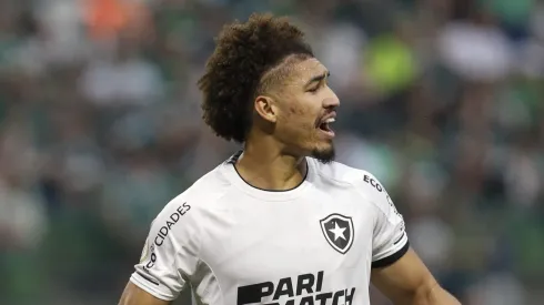 SAO PAULO, BRAZIL – JUNE 25: Adryelson of Botafogo reacts during the match between Palmeiras and Botafogo as part of Brasileirao Series A 2023 at Allianz Parque on June 25, 2023 in Sao Paulo, Brazil. (Photo by Ricardo Moreira/Getty Images)
