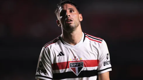 Foto: Ettore Chiereguini/AGIF – Calleri: atacante do São Paulo revelou sentir dor após vitória na Sul-Americana