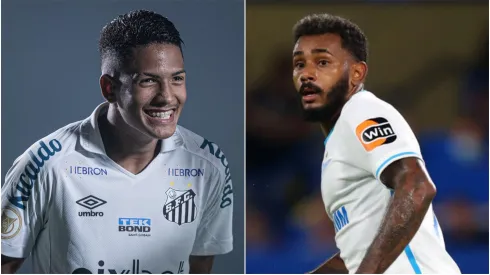 Foto: Agif; Catherine Ivill/Getty Images - Ângelo pode deixar o Santos e Wendel pode reforçar time brasileiro