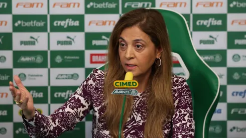 Foto: Cesar Greco/Palmeiras/by Canon – Leila Pereira cometeu gafe que pode complicar patrocínio do Palmeiras para 2024
