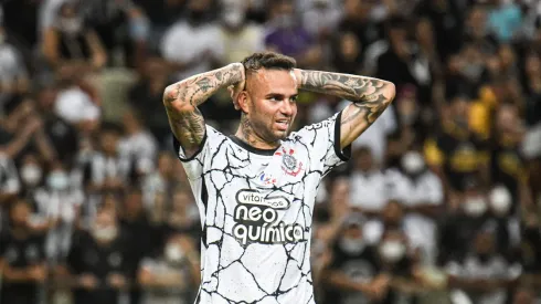 Luan em ação pelo Corinthians em 2021. 
