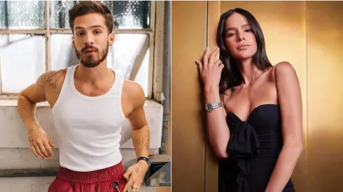 João Guilherme e Bruna Marquezine estão se conhecendo melhor. Foto 1: Reprodução/Instagram oficial de João Guilherme; Foto 2: Reprodução/Instagram oficial de Bruna Marquezine
