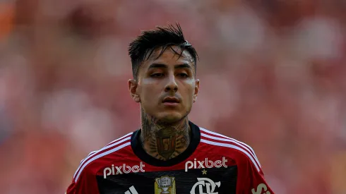 RJ – RIO DE JANEIRO – 21/05/2023 – BRASILEIRO A 2023, FLAMENGO X CORINTHIANS – Erick Pulgar jogador do Flamengo durante partida contra o Corinthians no estadio Maracana pelo campeonato BRASILEIRO A 2023. Foto: Thiago Ribeiro/AGIF
