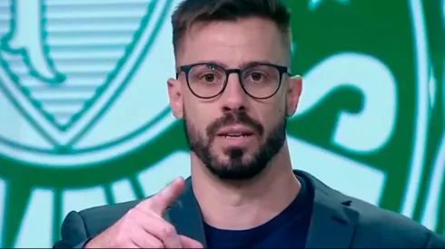 Foto: Reprodução/ ESPN – Facincani desceu a lenha em dos jogadores do Palmeiras.
