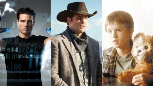 Minority Report (Divulgação/Amblin Entertainment) Westworld (Divulgação/HBO) A.I.: Inteligência Artificial (Divulgação/Warner)
