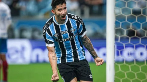 Villasanti marcou o gol do Grêmio na Copa do Brasil - Foto: Maxi Franzoi/AGIF