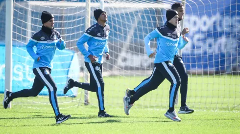Reservas do Grêmio fazem treinos leve de corrida no CT Luiz Carvalho.<br />
Foto: Flickr oficial Grêmio/LUCAS UEBEL