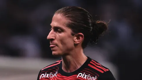 Foto: Ettore Chiereguini/AGIF – Filipe Luís voltou a atuar pelo Flamengo
