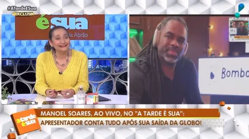 Sonia Abrão e Manoel Soares – Foto: RedeTV!

