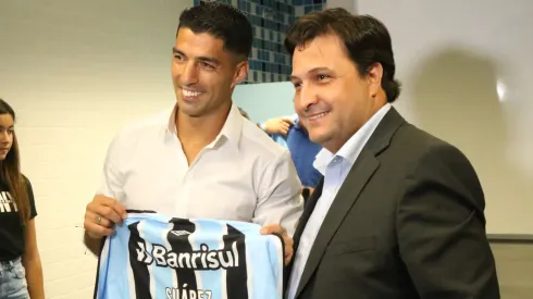 Foto: Rodrigo Fatturi / Grêmio FBPA / Divulgação – Suárez e Guerra: Grêmio negocia saída do uruguaio
