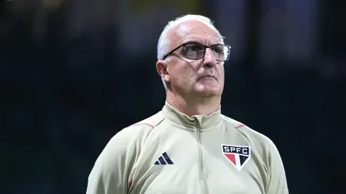 Dorival Junior, técnico do Sao Paulo, durante partida contra o Palmeiras no estadio Arena Allianz Parque pela Copa do Brasil 2023. Foto: Ettore Chiereguini/AGIF
