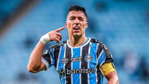 Foto: Lucas Uebel/Grêmio FBPA – O centroavante do Grêmio, Luis Suárez
