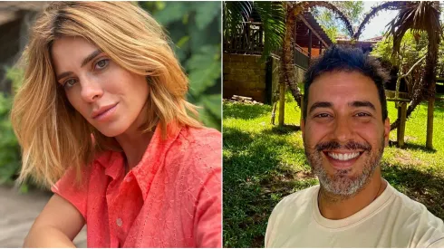 Carolina Dieckmann e André Marques. Foto 1: Reprodução/Instagram oficial de Carolina Dieckmann; Foto 2: Reprodução/Instagram oficial de André Marques
