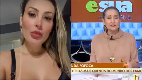 Andressa Urach não respondeu as falas de Sonia Abrão
