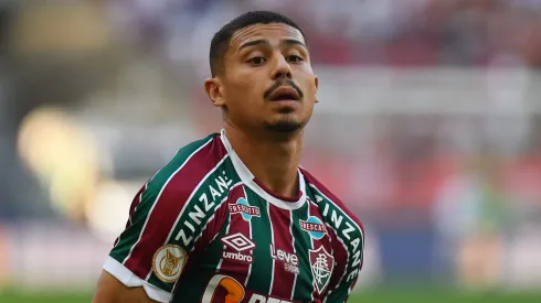 RJ – RIO DE JANEIRO – 16/07/2023 – BRASILEIRO A 2023, FLUMINENSE X FLAMENGO – Andre jogador do Fluminense durante partida contra o Flamengo no estadio Maracana pelo campeonato Brasileiro A 2023. Foto: Thiago Ribeiro/AGIF
