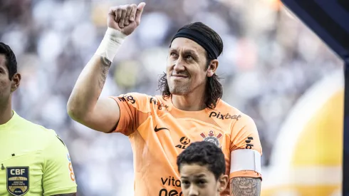 SP - SAO PAULO - 14/05/2023 - BRASILEIRO A 2023, CORINTHIANS X SAO PAULO - Cassio jogador do Corinthians durante partida contra o Sao Paulo no estadio Arena Corinthians pelo campeonato BRASILEIRO A 2023. Foto: Abner Dourado/AGIF