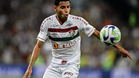 RJ – RIO DE JANEIRO – 12/04/2023 – COPA DO BRASIL 2023, FLUMINENSE X PAYSANDU – Alexsander jogador do Fluminense durante partida contra o Paysandu no estadio Maracana pelo campeonato Copa do Brasil 2023. Foto: Thiago Ribeiro/AGIF
