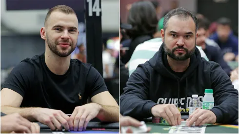 Renan Bruschi e Ariel Bahia forraram no poker online (Fotos: Divulgação/BSOP)
