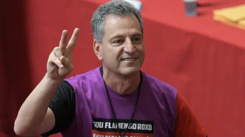 RJ – Rio de Janeiro – 08/12/2018 – Eleicao Flamengo trienio 2019-2021 – Rodolfo Landim, candidato a presidencia do Flamengo, durante a eleicao de Presidente para o Trienio 2019 a 2021, realizada no Ginasio Helio Mauricio, sede social da Gavea, Zona Sul do Rio de Janeiro. Foto: Thiago Ribeiro/AGIF
