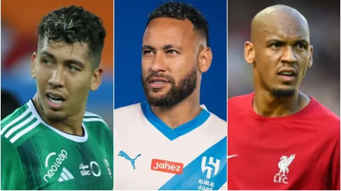 Foto: Divulgação/Instagram Al-Hilal; Getty Images – Jogadores brasileiros na Liga Saudita
