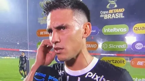 Matias Rojas surpreende com entrevista arrojada após eliminação no Corinthians – Foto: Reprodução/Prime Video

