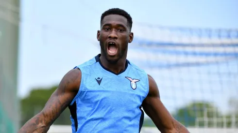 ROME, ITALY – JUNE 13: Quissanga Bastos of SS Lazio in action during a friendly match at the Formello center on June 13, 2020 in Rome, Italy. (Photo by Marco Rosi – SS Lazio/Getty Images)
